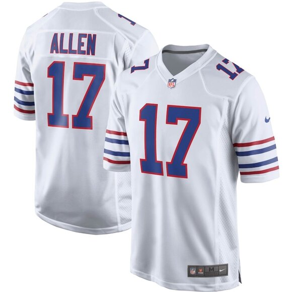Men's Buffalo Bills Josh Allen White NFL Jersey - Picture 1 of 1
